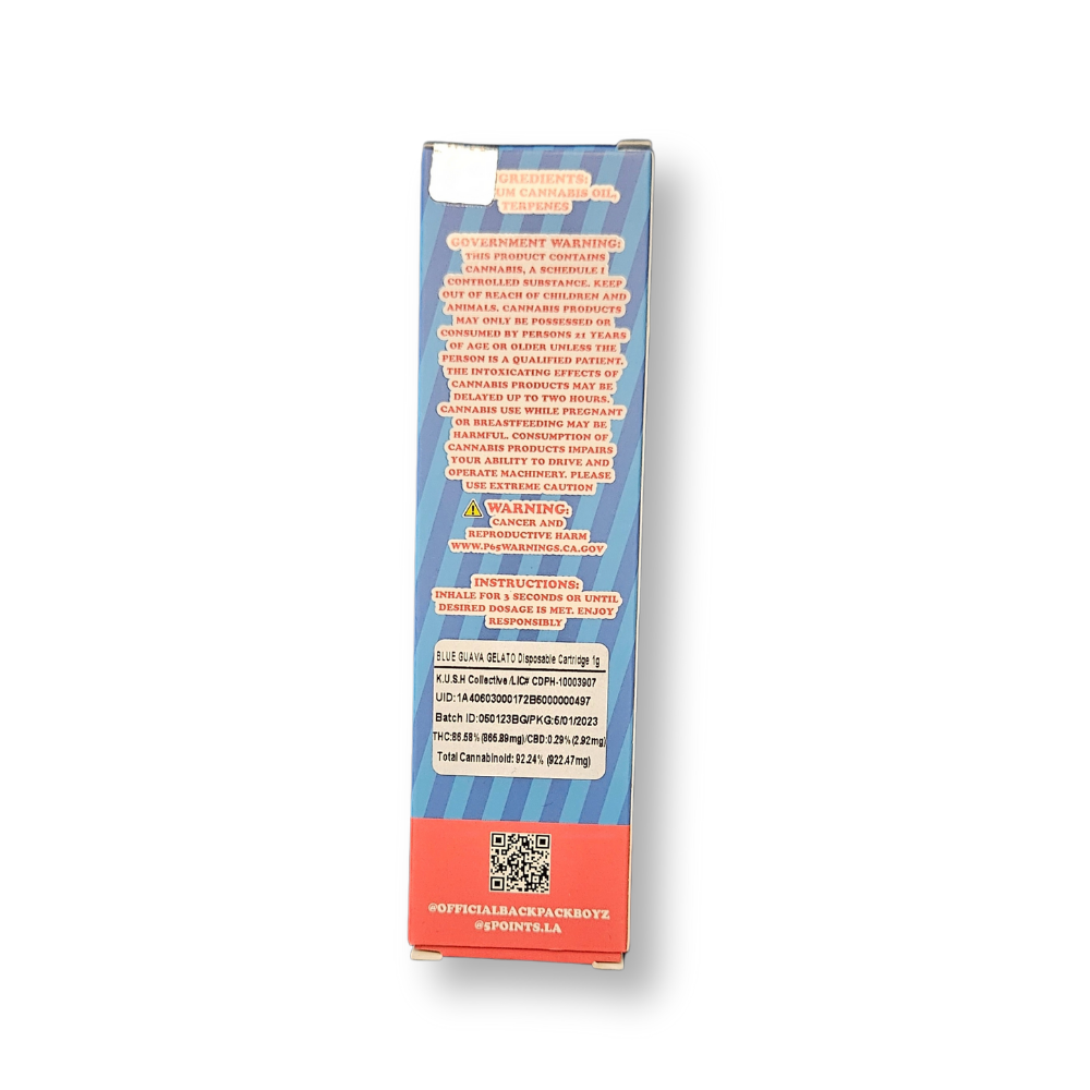 Blue Guava Gelato 1G Disposable (LIMITED TIME DEAL) 3 Blue Guava Gelato 1G Disposable (LIMITED TIME DEAL) - Image 3