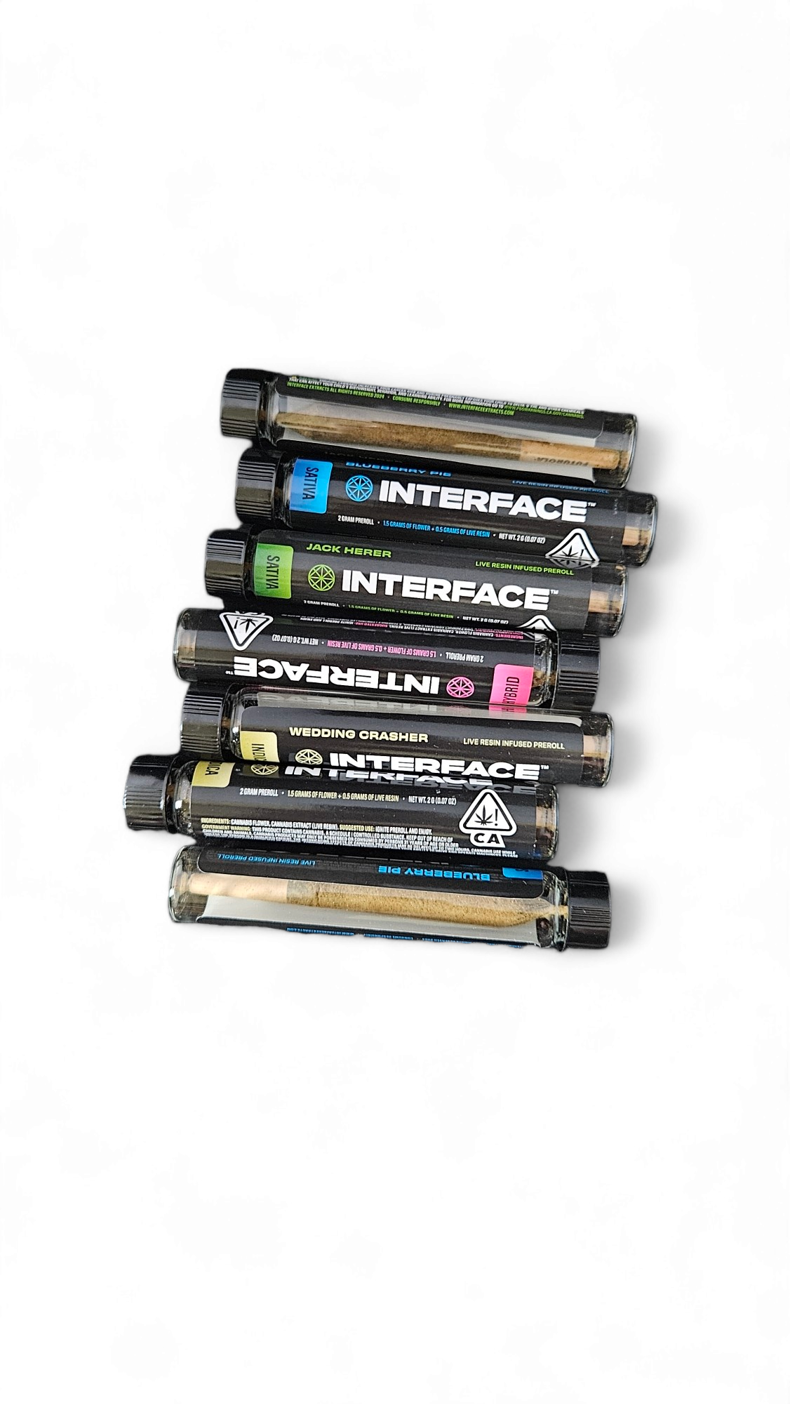 2G Live Resin Infused Kief Covered Prerolls