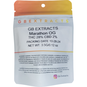 GB Extracts Marathon OG (8th) (28%THC)
